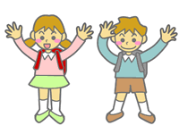 小学生(イラスト)